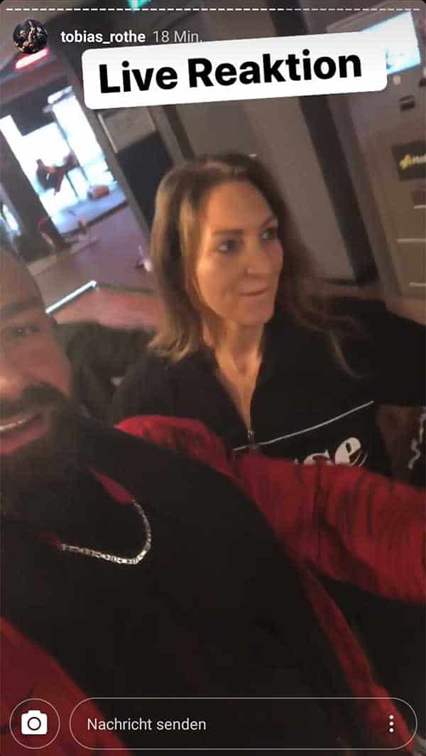 Live Reaktion von Bianca