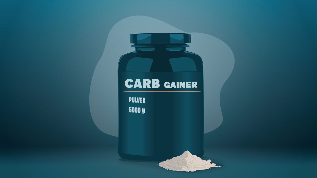Nahrungsergänzungsmittel Carb Gainer Pulver (Supplement)