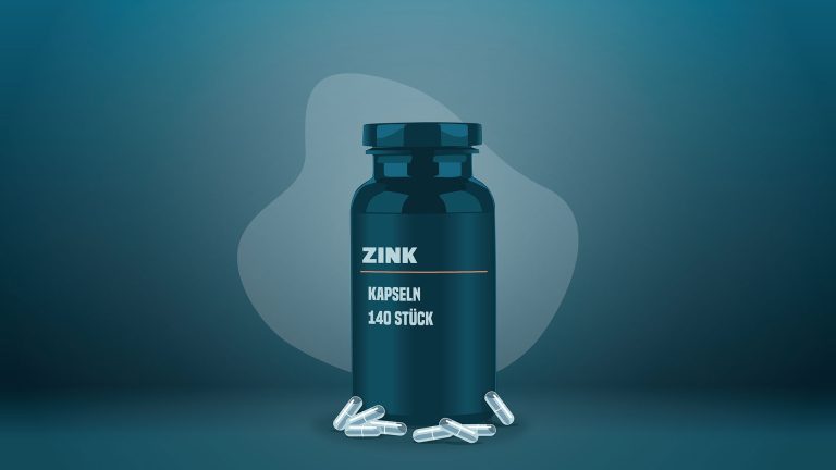 Nahrungsergänzungsmittel Zink Kapseln (Supplement)
